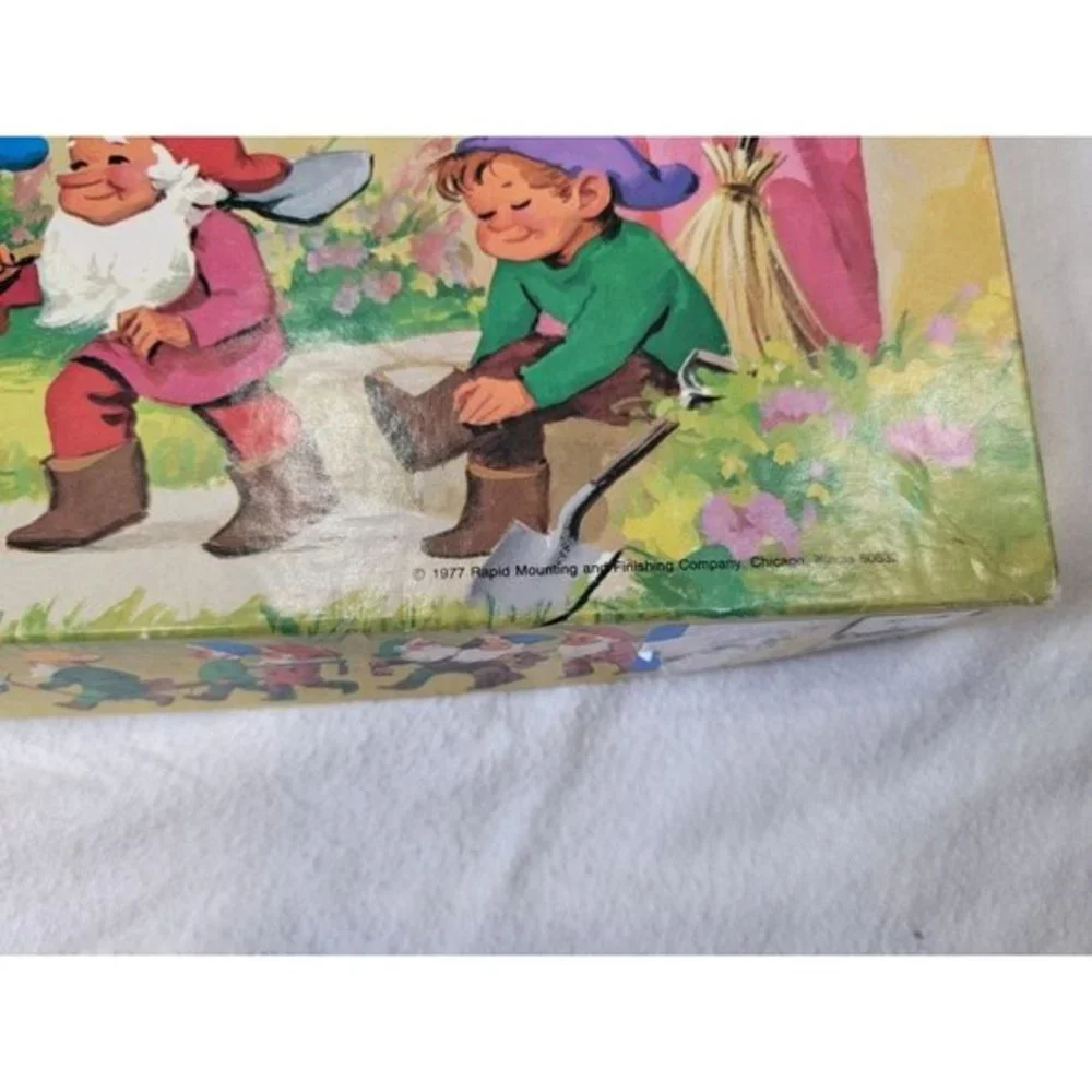 Cedaco Vintage 1977 Snow White and The Seven Dwarfs Board Game Complete‎